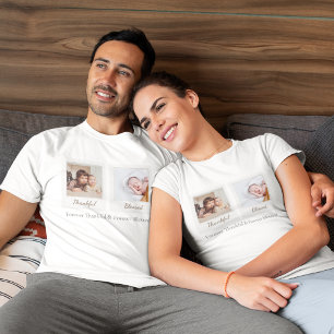Polaroid Style Photo – Thankful & Blessed Woman T-Shirt