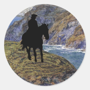 Poldark Classic Round Sticker