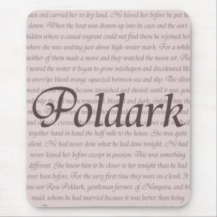Poldark Quote Mouse Mat