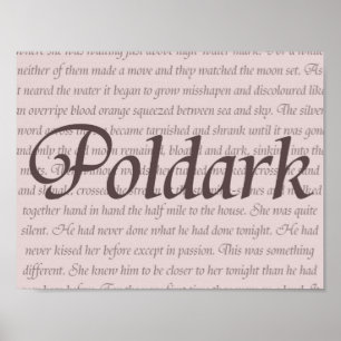Poldark Quote Poster