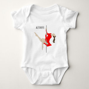 Pole Fitness Baby Bodysuit