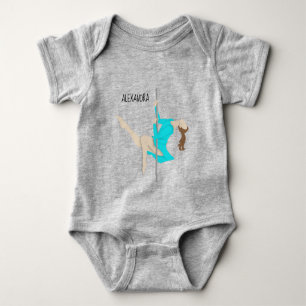 Pole Fitness Baby Bodysuit