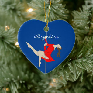 Pole Fitness Ceramic Tree Decoration