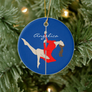 Pole Fitness Ceramic Tree Decoration