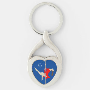 Pole Fitness Key Ring