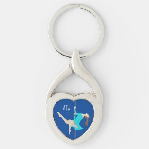 Pole Fitness Key Ring