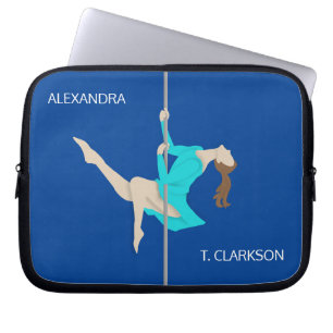 Pole Fitness Laptop Sleeve