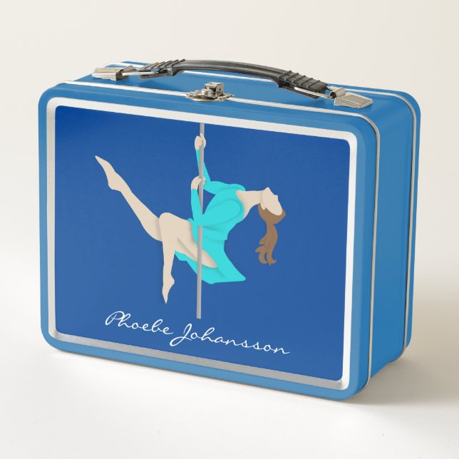Pole Fitness Metal Lunch Box (Front)