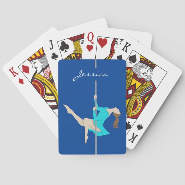 Pole Fitness Playing Cards (Back)