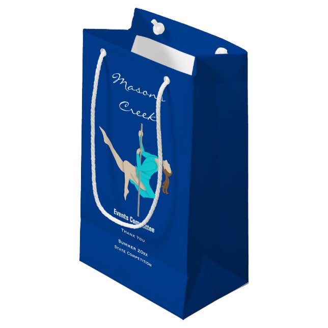 Pole Fitness Small Gift Bag (Front Angled)