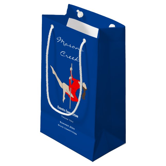 Pole Fitness Small Gift Bag (Front Angled)