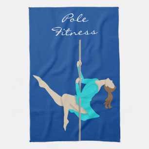 Pole Fitness Tea Towel