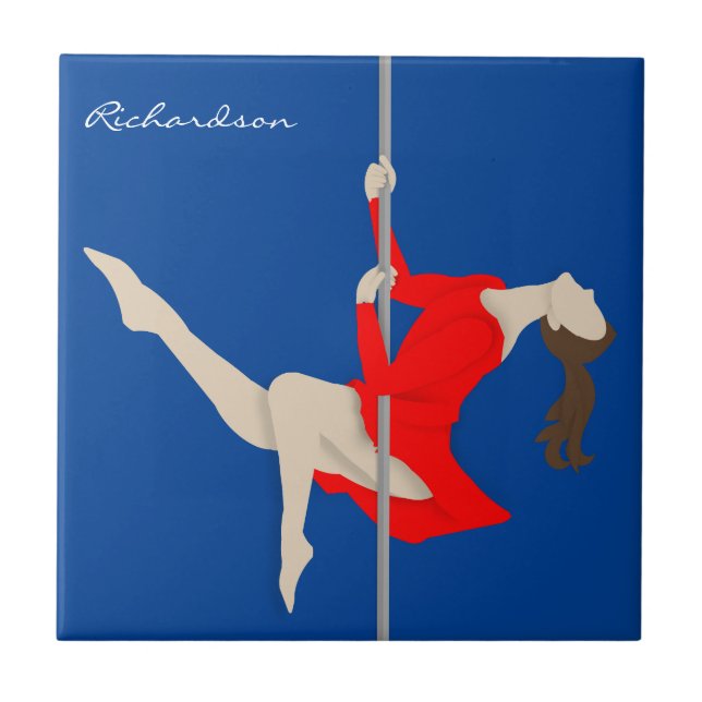 Pole Fitness Tile (Front)