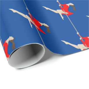 Pole Fitness Wrapping Paper