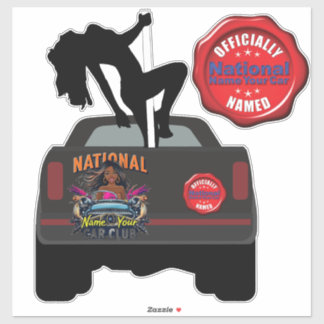 Pole in the truck bed Decal version 1