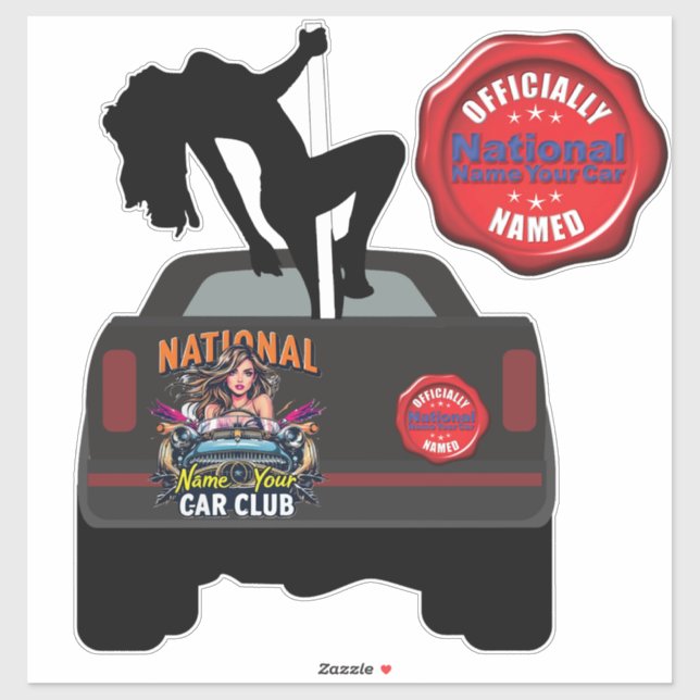 Pole in the truck bed Decal version 2 (Sheet)