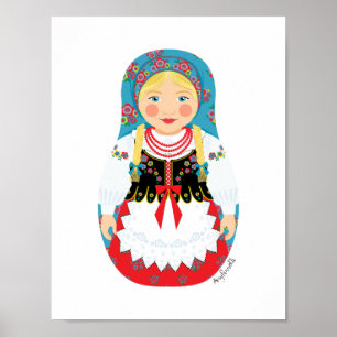 Pole Matryoshka Poster