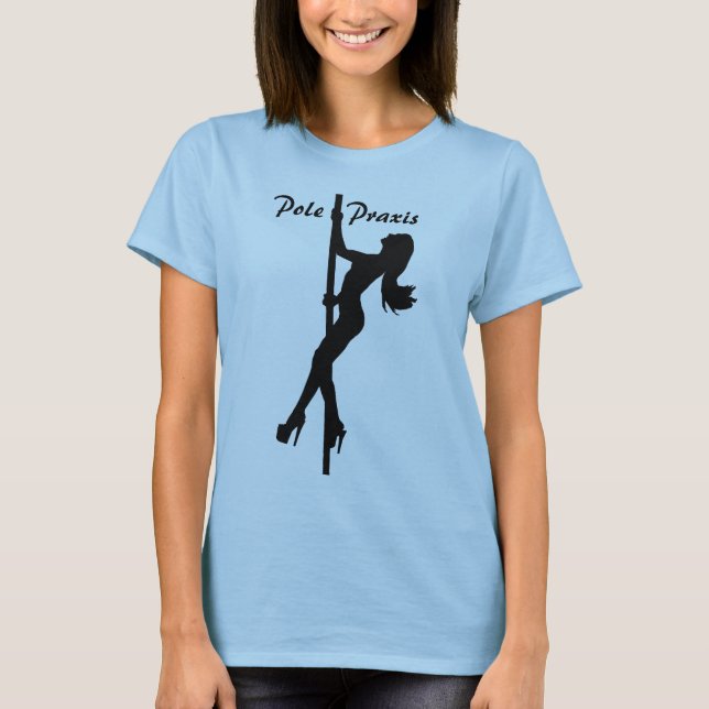 Pole   Praxis Climbing Green T-Shirt (Front)