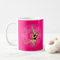 Pole Sport Dance Flower Mandala Custom Name