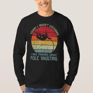 Pole Vault Distressed Vintage Look Pole Vaulting T-Shirt