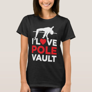 Pole Vault For Athletics Bar High Jumper Track And T-Shirt