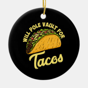 Pole Vault For Tacos Ceramic Tree Decoration