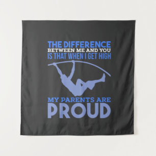 Pole Vault - My Parents Are Proud Tapestry