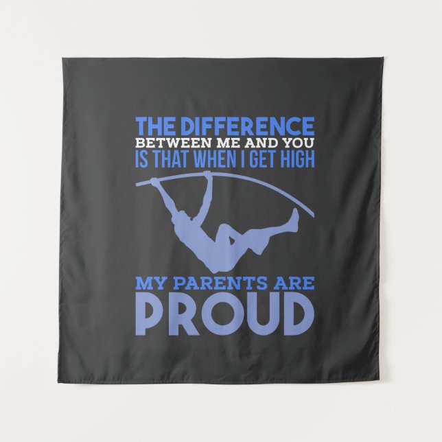 Pole Vault - My Parents Are Proud Tapestry (Front)