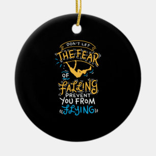 Pole Vault Pole Vaulting Ceramic Tree Decoration