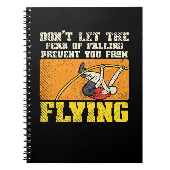 Pole Vault Pole Vaulting Notebook (Front)
