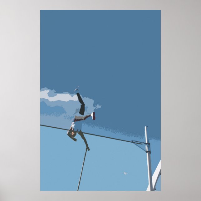 Pole Vault Poster/Print Poster (Front)