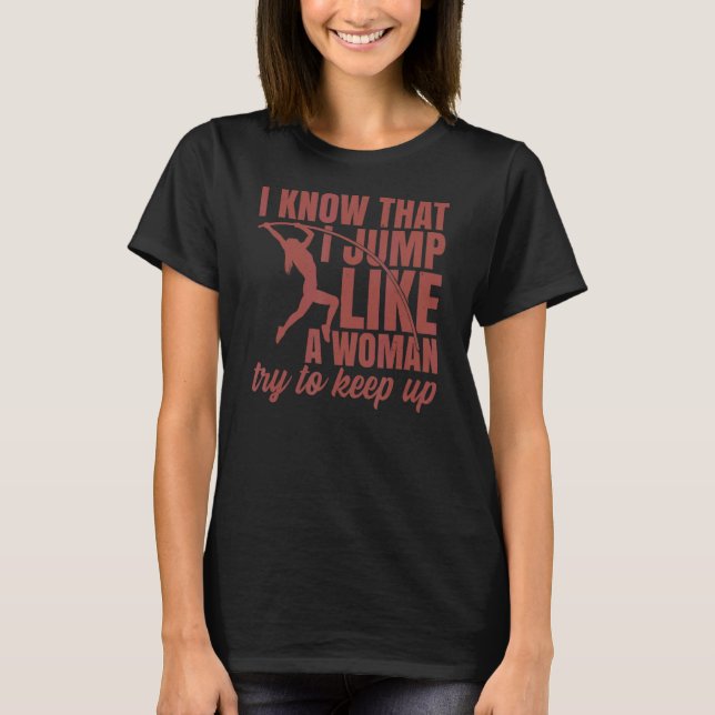 Pole Vault Women T-Shirt (Front)