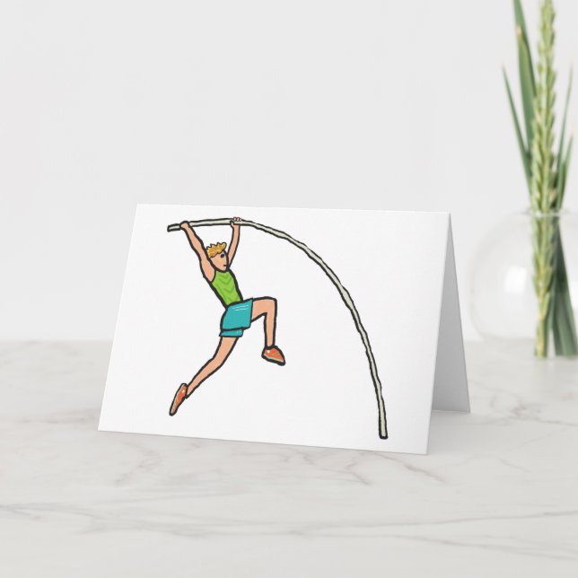Pole Vaulting Card (Front)