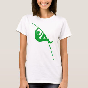 Pole Vaulting - Grass Green T-Shirt
