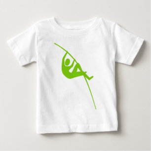 Pole Vaulting - Martian Green Baby T-Shirt