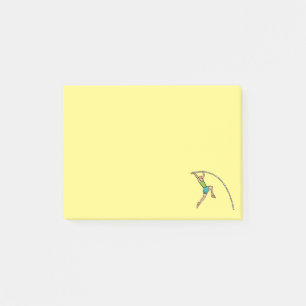 Pole Vaulting Post-it Notes