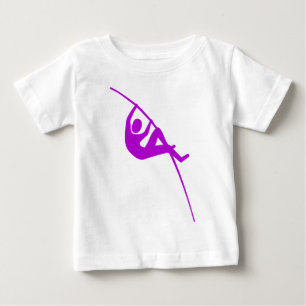 Pole Vaulting - Purple Baby T-Shirt