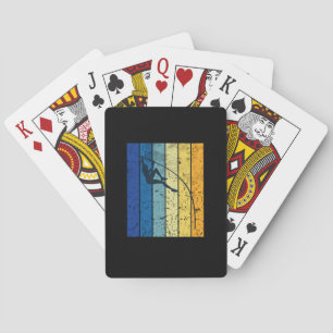 Pole Vaulting Retro Playing Cards