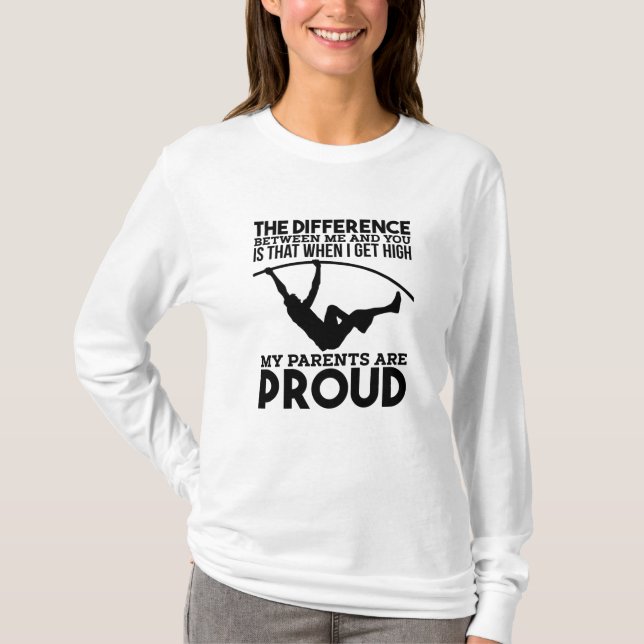 Pole Vaulting Sport T-Shirt (Front)