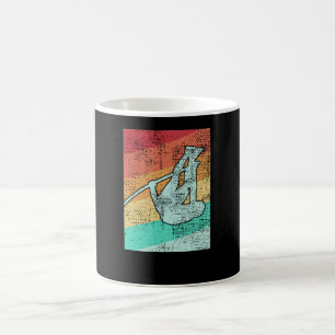 Pole Vaulting Vintage Retro Coffee Mug