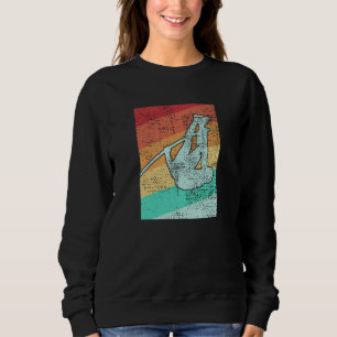 Pole Vaulting Vintage Retro Sweatshirt
