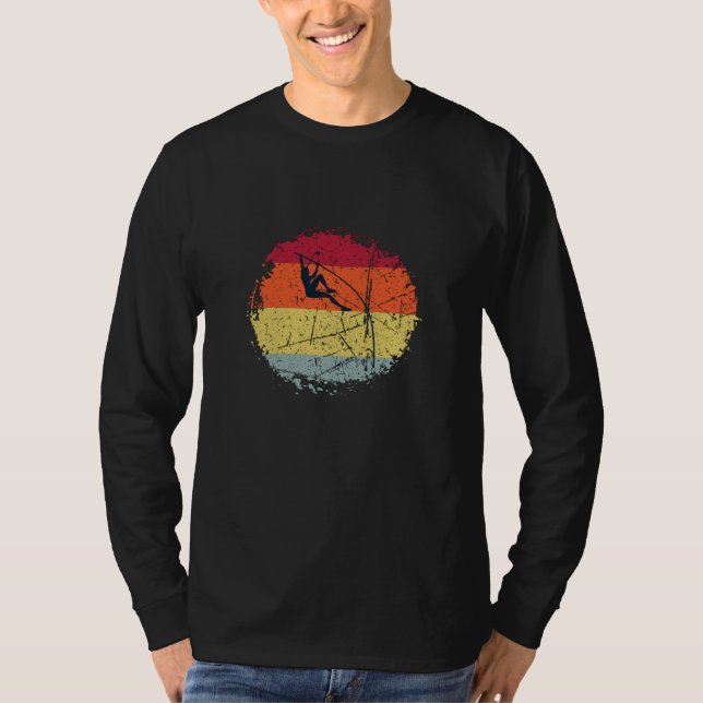 Pole Vaulting Vintage T-Shirt (Front)