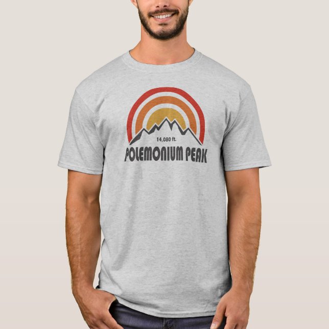 Polemonium Peak California T-Shirt (Front)