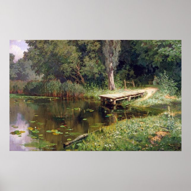 Polenov - Overgrown Pond Poster (Front)