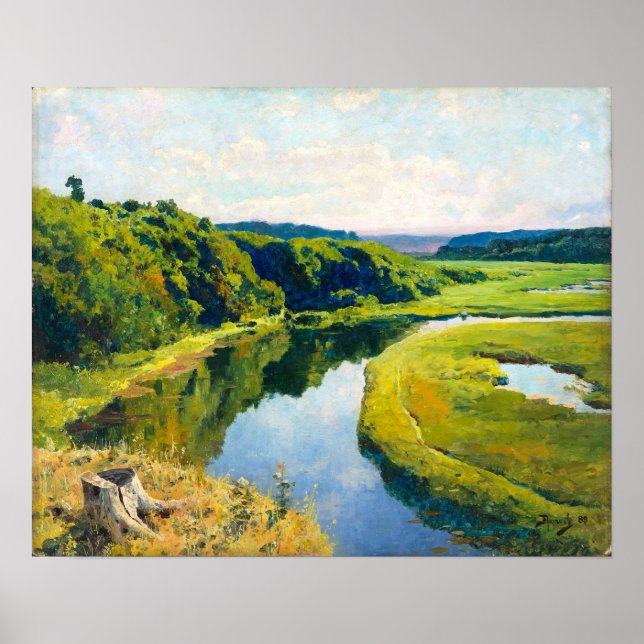 Polenov - River Klyazma Poster (Front)