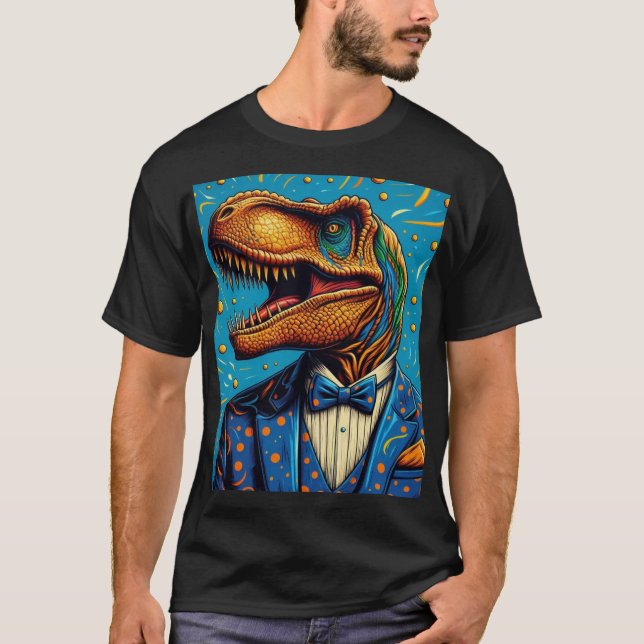 Polera Portrait Dinosaur T-Shirt (Front)