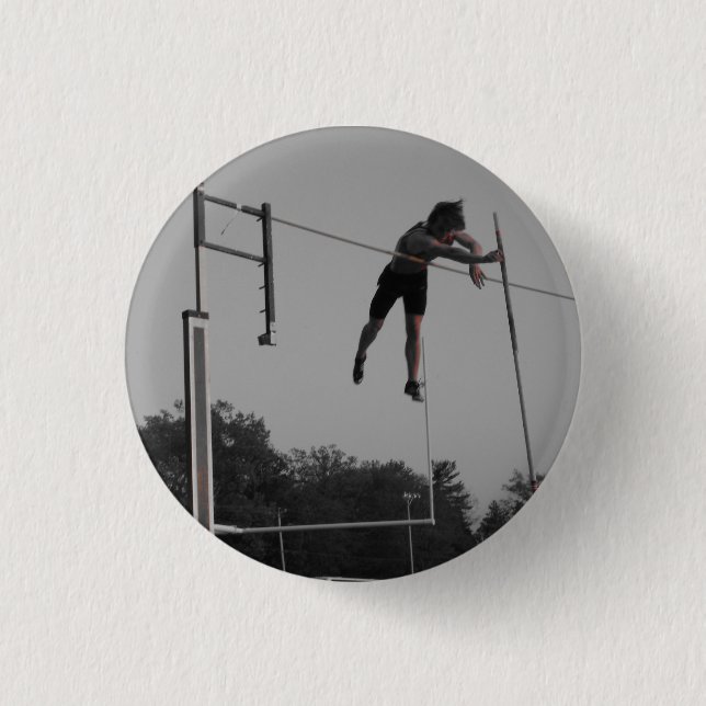 PoleVault 3 Cm Round Badge (Front)