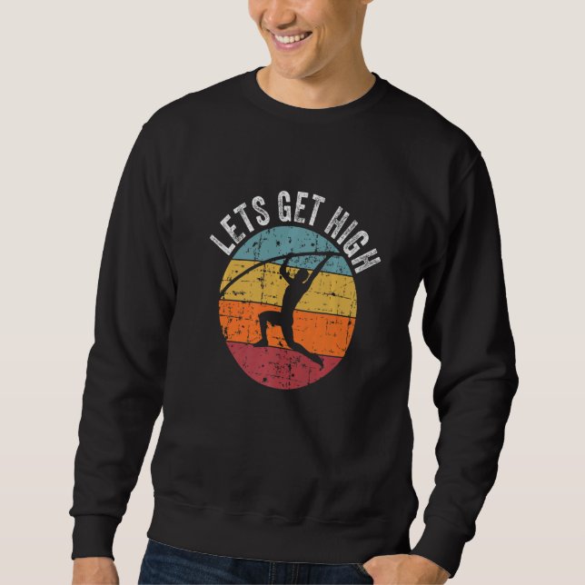 Polevaulting pole vault tip track and field sweatshirt (Front)