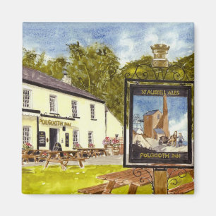 'Polgooth Inn' Magnet