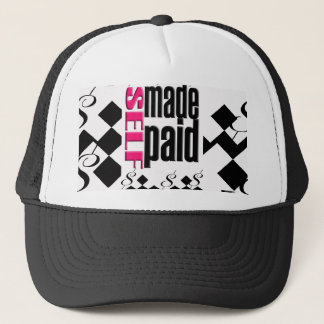 POLI$HED= "SELF MADE&PAID" bball-hat Trucker Hat